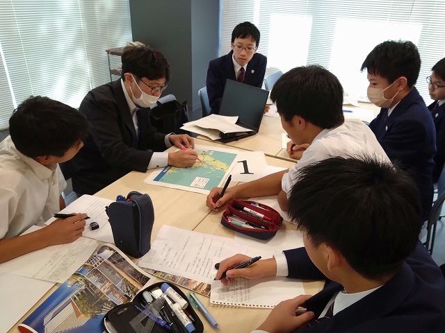 中学生が長崎市役所訪問　STP（精道探究プログラム）