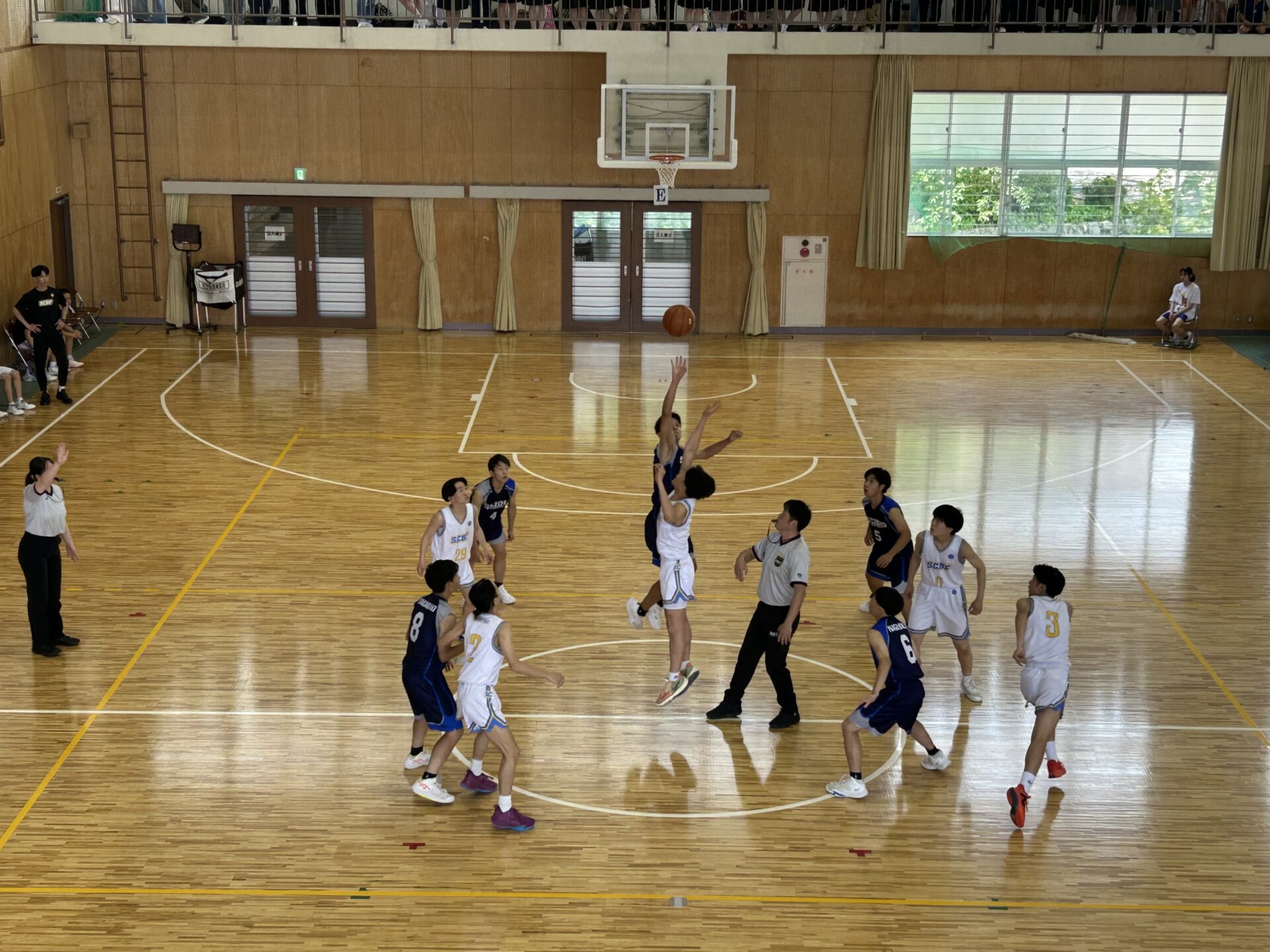高総体1日目バスケ